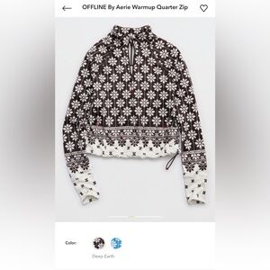 Aerie Warmup Zip Small ☃️